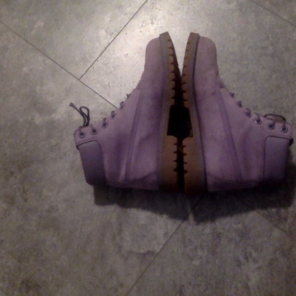 Timberland Kids Boots Size 4.5 Light Purple - Picture 6 of 10